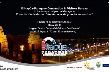 IPCVB presentará el destino Itapúa
