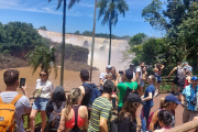 Iguazú se colmó de visitantes en el último feriado
